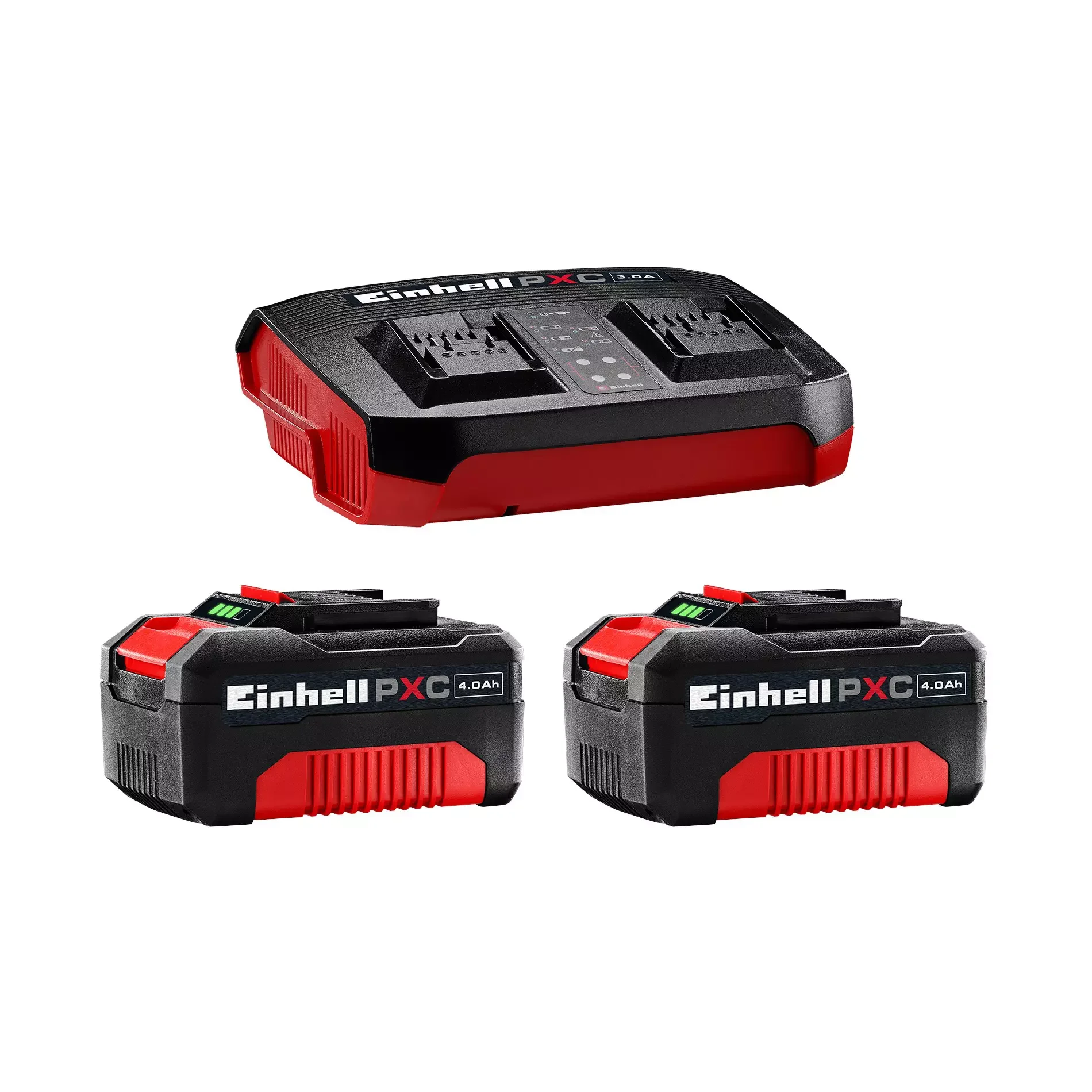 Twincharger Einhell set punjač Twincharger i baterije Power X-Change Starter kit 2 x 4Ah