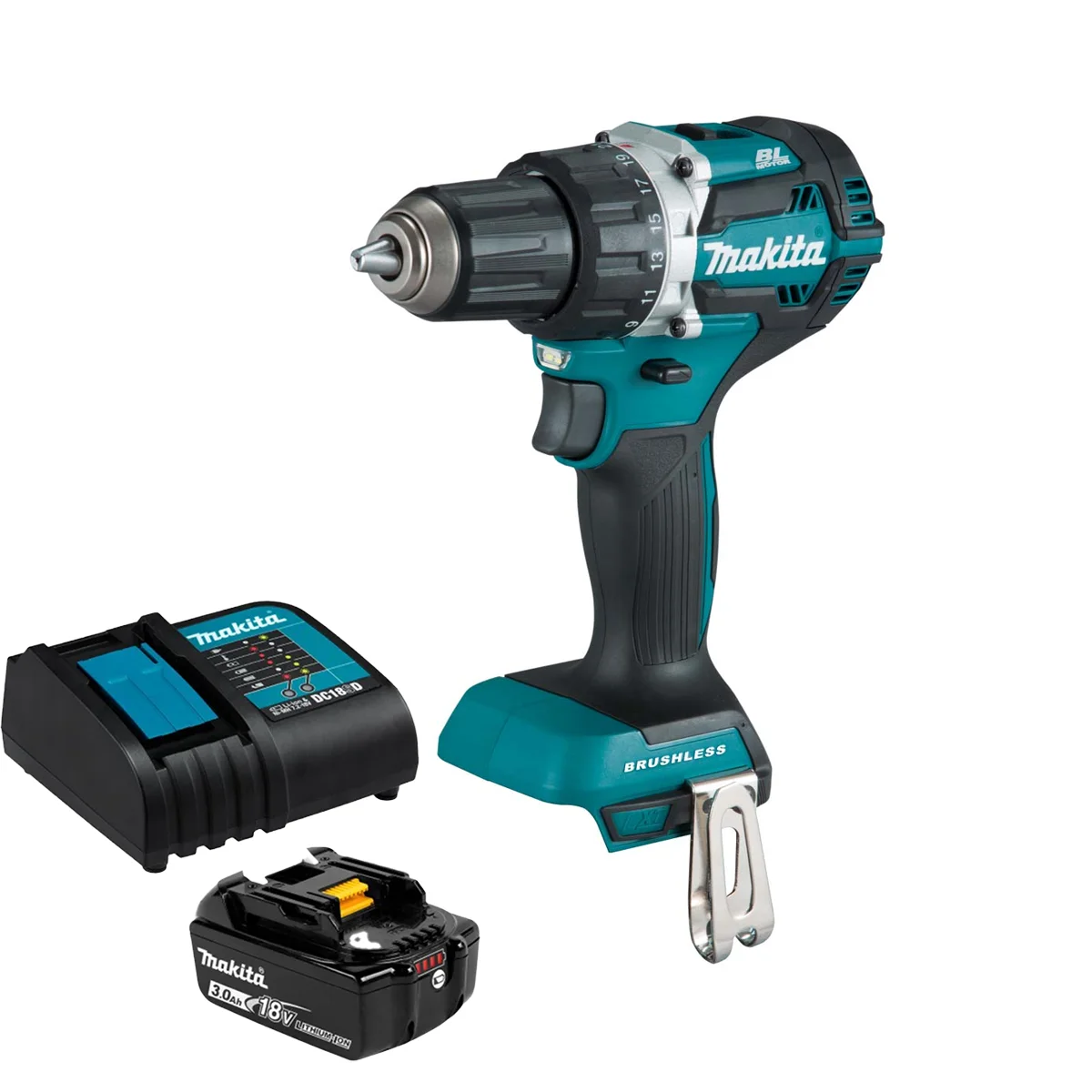 Makita akumulatorska bušilica odvijač DDF484RF1 Makita aku bušilica odvijač DDF484RF1