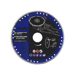 KWB dijamantska rezna ploča za metal 115 x 22 mm Blue Line 49720140