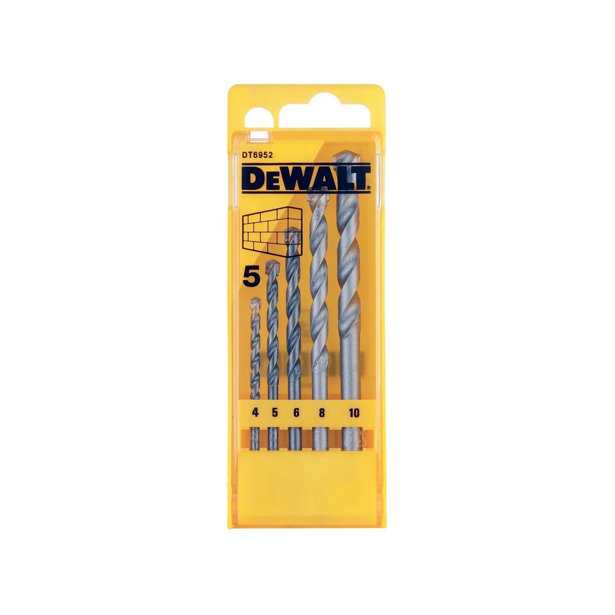 DT6952 DeWalt 5-dijelni set burgija za beton DT6952