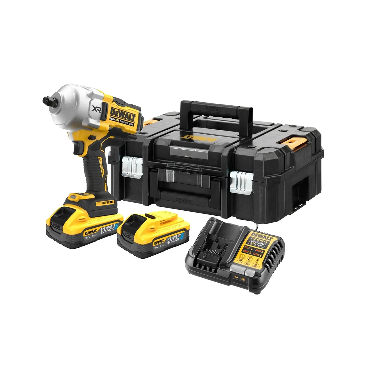 DeWalt aku udarni odvijač 18V DCF961H2T-QW-Kit DeWalt aku udarni odvijač 18V 1/2" 2373Nm 2x5.0Ah DCF961H2T-QW-Kit