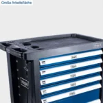 Scheppach set kolica za alat sa 70  komada pribora TW1100