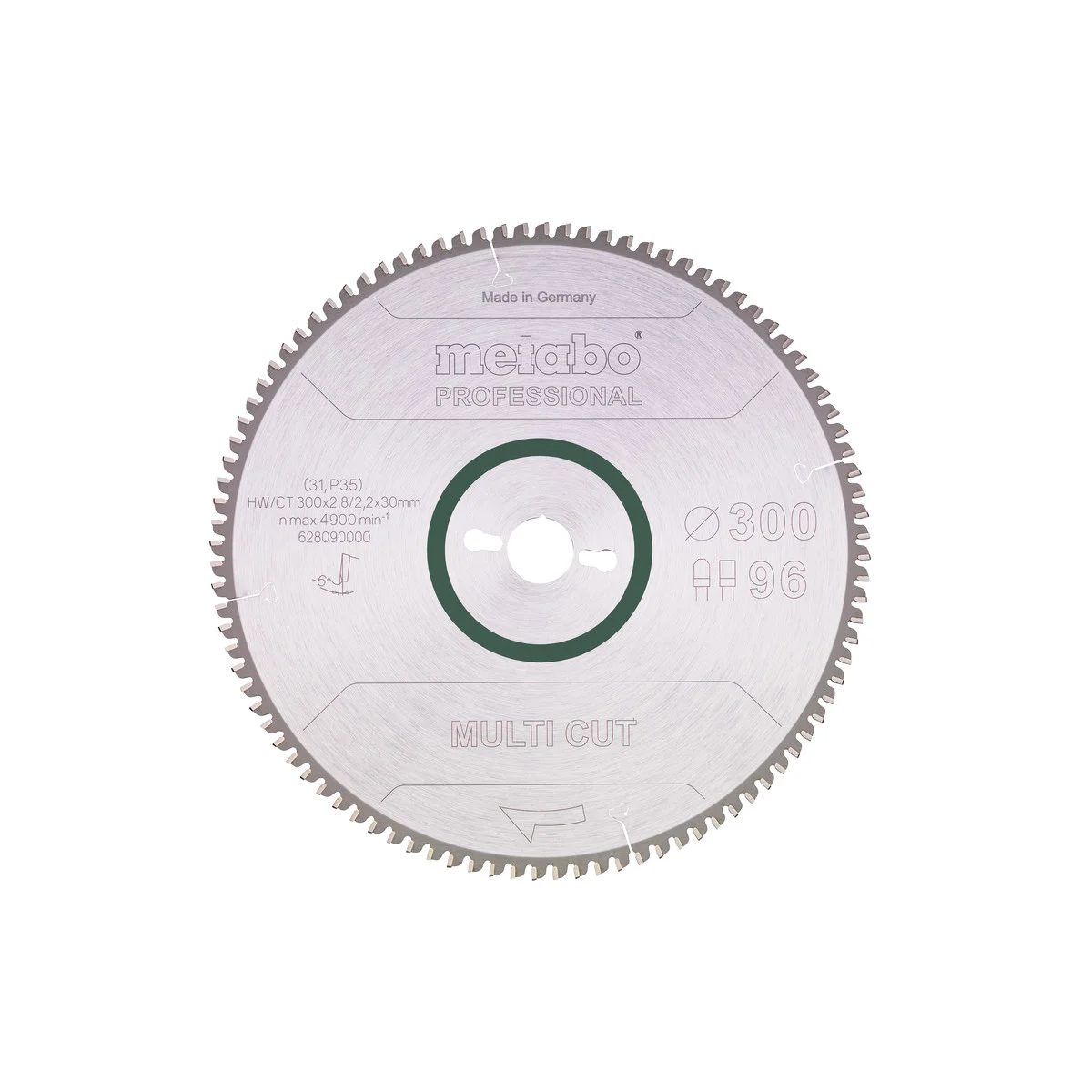 628090000 Metabo list kružne pile/cirkulara 300 x 2.8/2.2 x 30 Multi Cut Professional 628090000