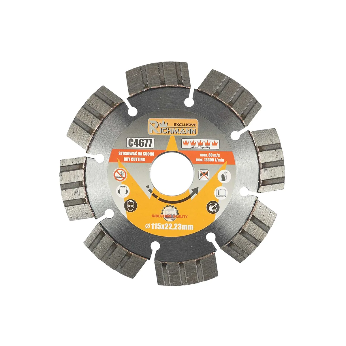 C4677 Richmann rezna ploča za armirani beton 115 x 22.23 mm C4677