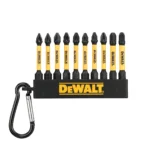 DeWALT 10- dijelni set PZ bitova 57 mm FLEXTORQ DT7276