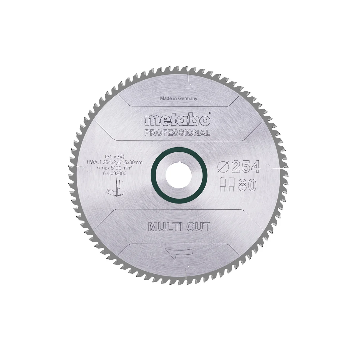 Multi Cut Professional 628093000 Metabo list kružne pile/cirkulara 254 x 2.4/1.6x30 Multi Cut Professional 628093000