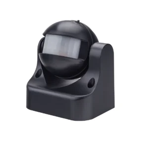 Optonica senzor pokreta 180º  IP44 - Crna