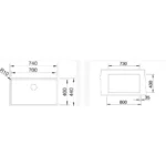 Blanco Claron 700-IF Durinox