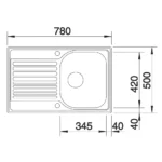 Blanco Tipo 45 S Compact