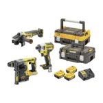 DeWalt set aku bušilica -odvijač - brusilica 18V 3 x 5.0Ah u TSTAK koferu DCK305P3T