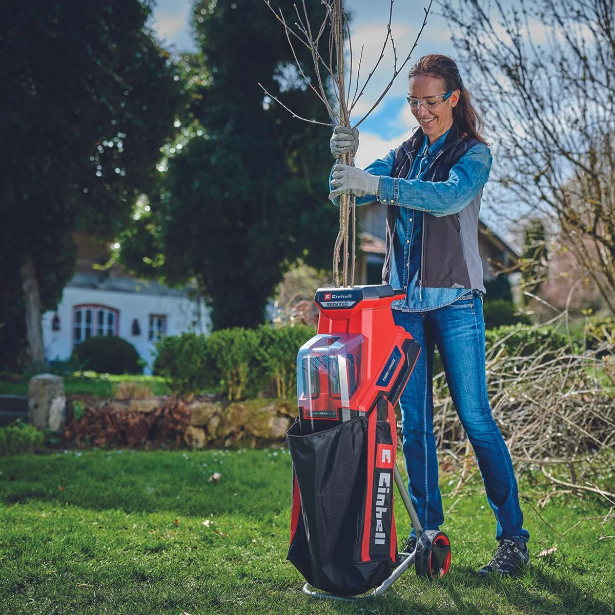 Einhell aku sjeckalica drobilica za grane PXC REDAXXO 36/25 - Solo