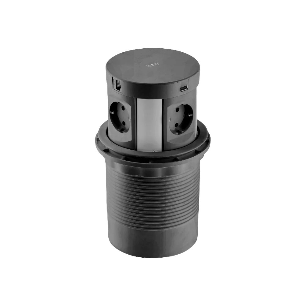 GTV ugradna utičnica sa 4 utičnice -2 USB porta - 2 RJ45 konektora i WiFI punjačom COMFORT PLUS GTV ugradna utičnica sa 4 utičnice -2 USB porta - 2 RJ45 konektora i WiFI punjačom COMFORT PLUS