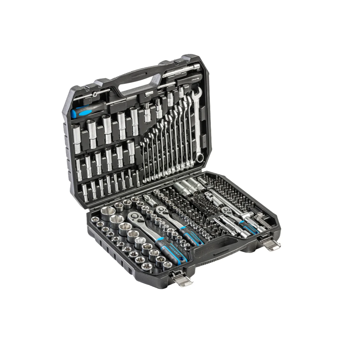 HT1R244 HOEGERT 222-dijelni set alata 1/4", 1/2" i 3/8" HT1R244