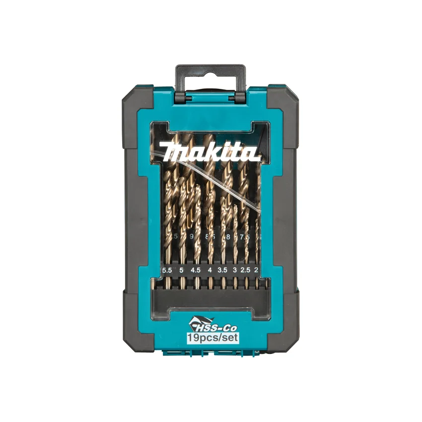 Makita 19-dijelni set burgija za metal HSS-Co D-67561-2 Makita 19-dijelni set burgija za metal HSS-Co D-67561