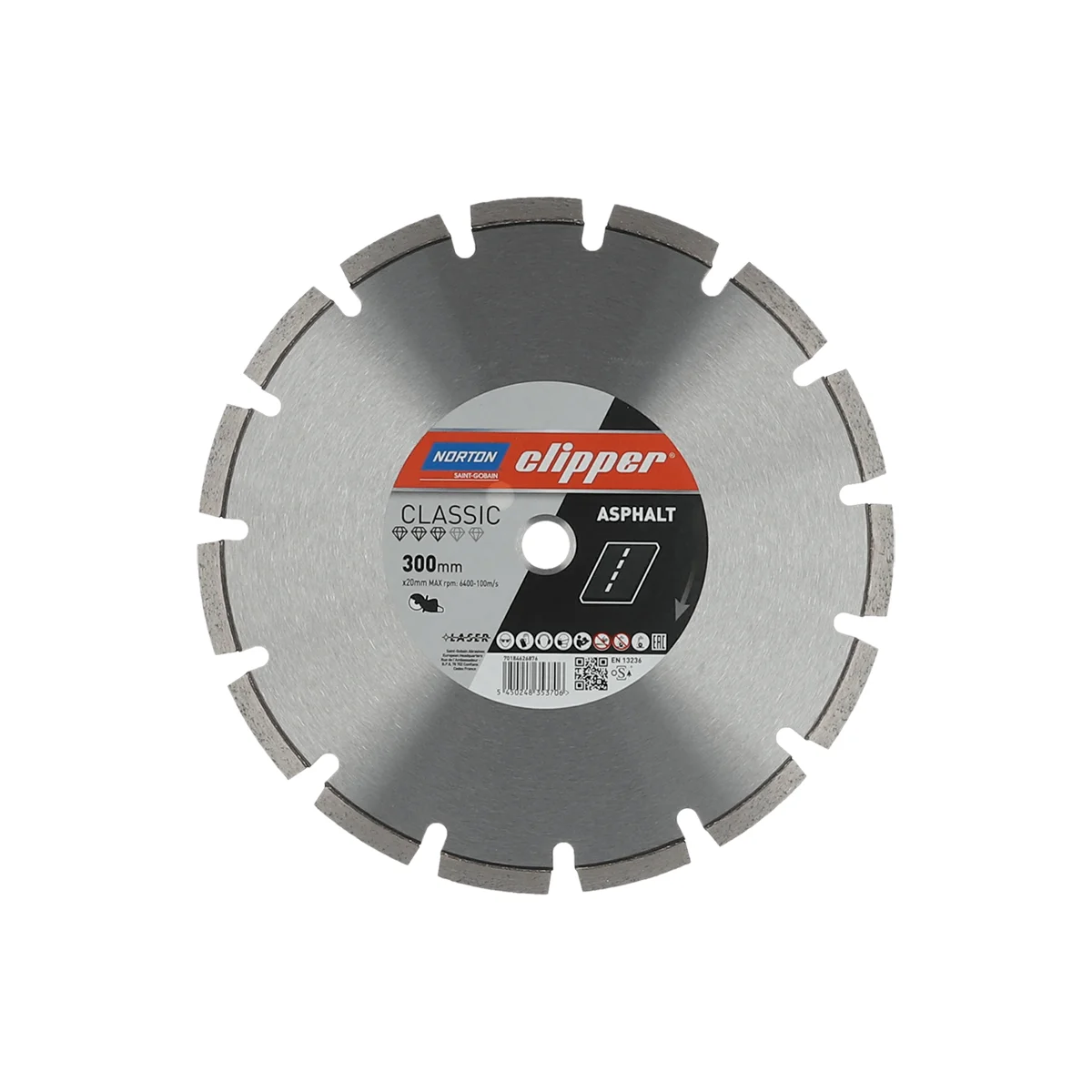 Norton dijamantska rezna ploča 300 x 25.4 mm za asfalt Norton dijamantska rezna ploča 300 x 25.4 mm za asfalt