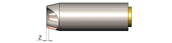 Abicor Binzel šoba fi 16 mm 250 A