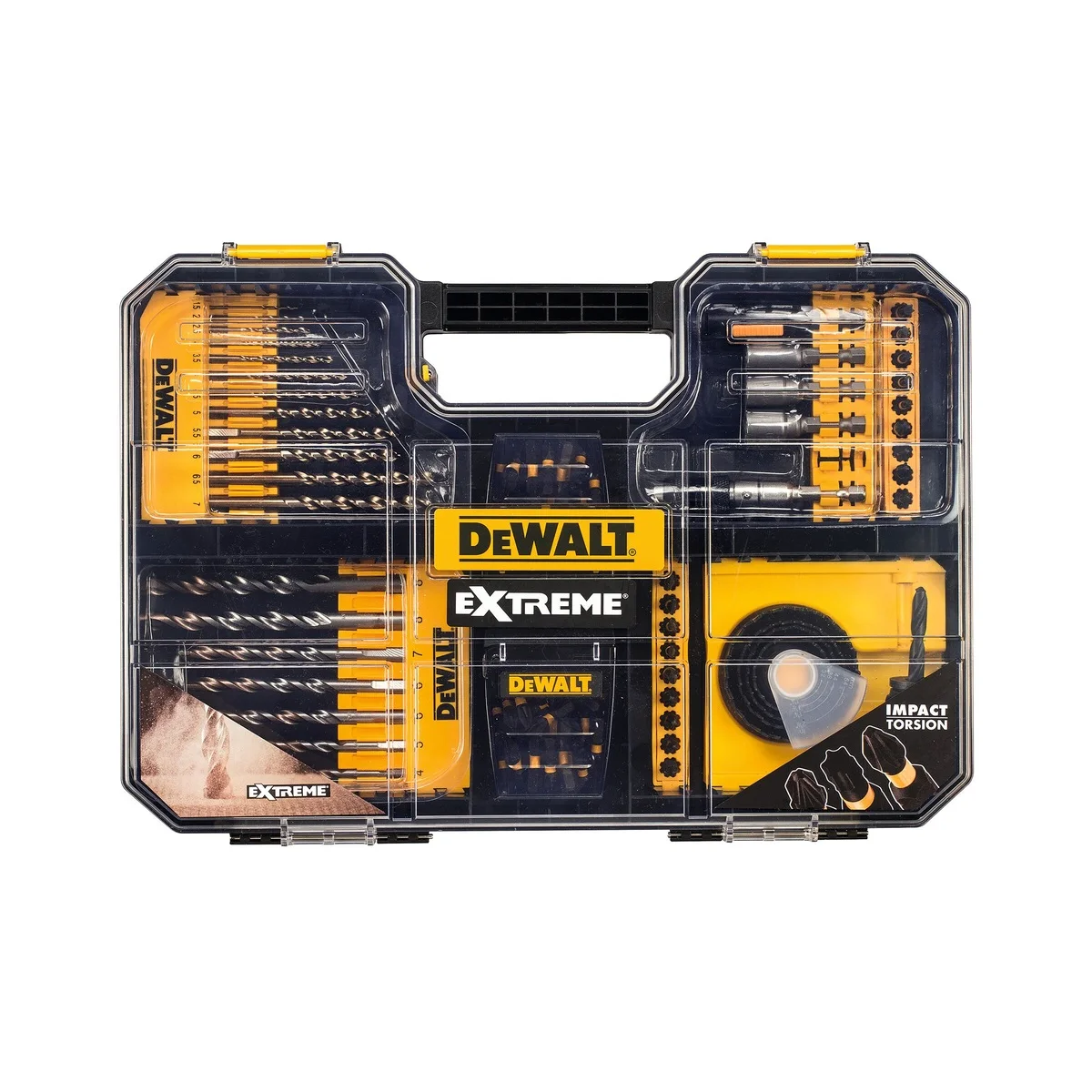 DeWALT 100-dijelni set bitova i burgija DT70620T-QZ DeWALT 100-dijelni set bitova i burgija DT70620T-QZ