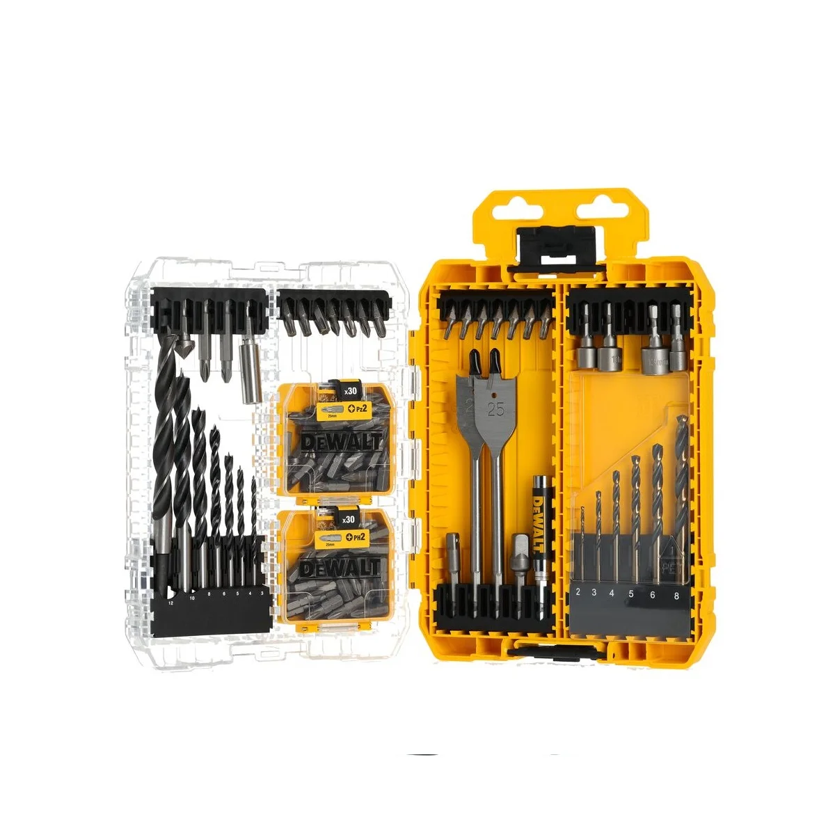 DeWALT 15 dijelni set bitova i burgija DT70784 QZ DeWALT 15-dijelni set bitova i burgija DT70779T-QZ
