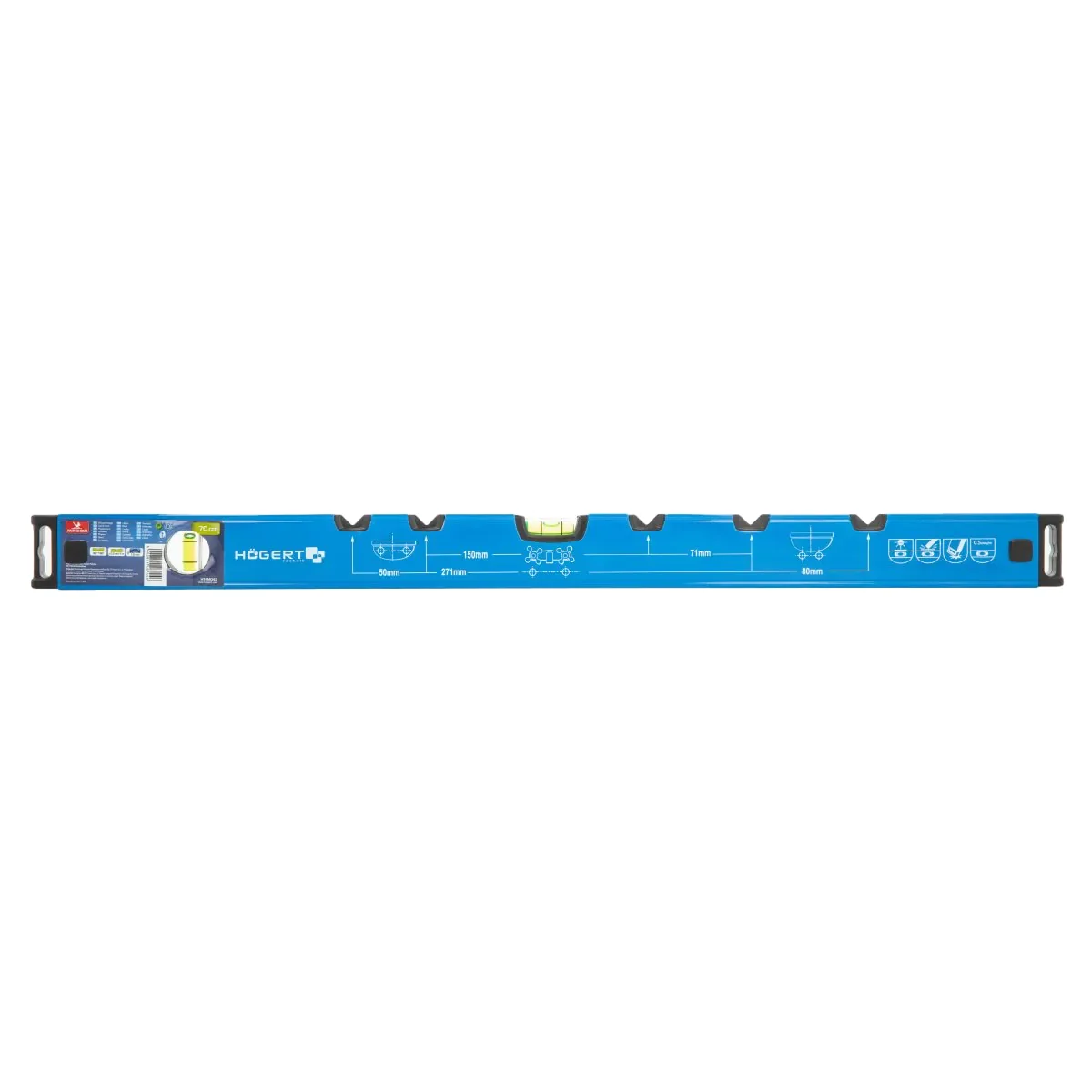 HT4M042 HOEGERT vodoinstaletarska libela 70 cm HT4M042