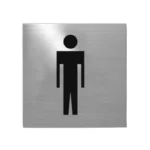 Fimet oznake na vratima 75 x 75 mm - Oznaka za muški WC