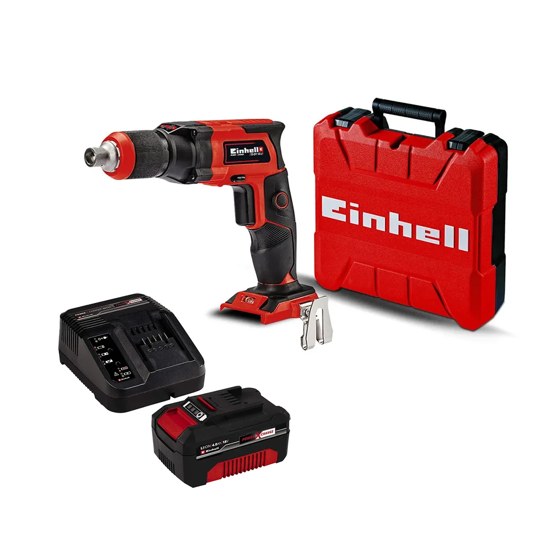 4259980 Einhell aku zavrtač šauber Power X-Change TE-DY 18 Li - KIT 4