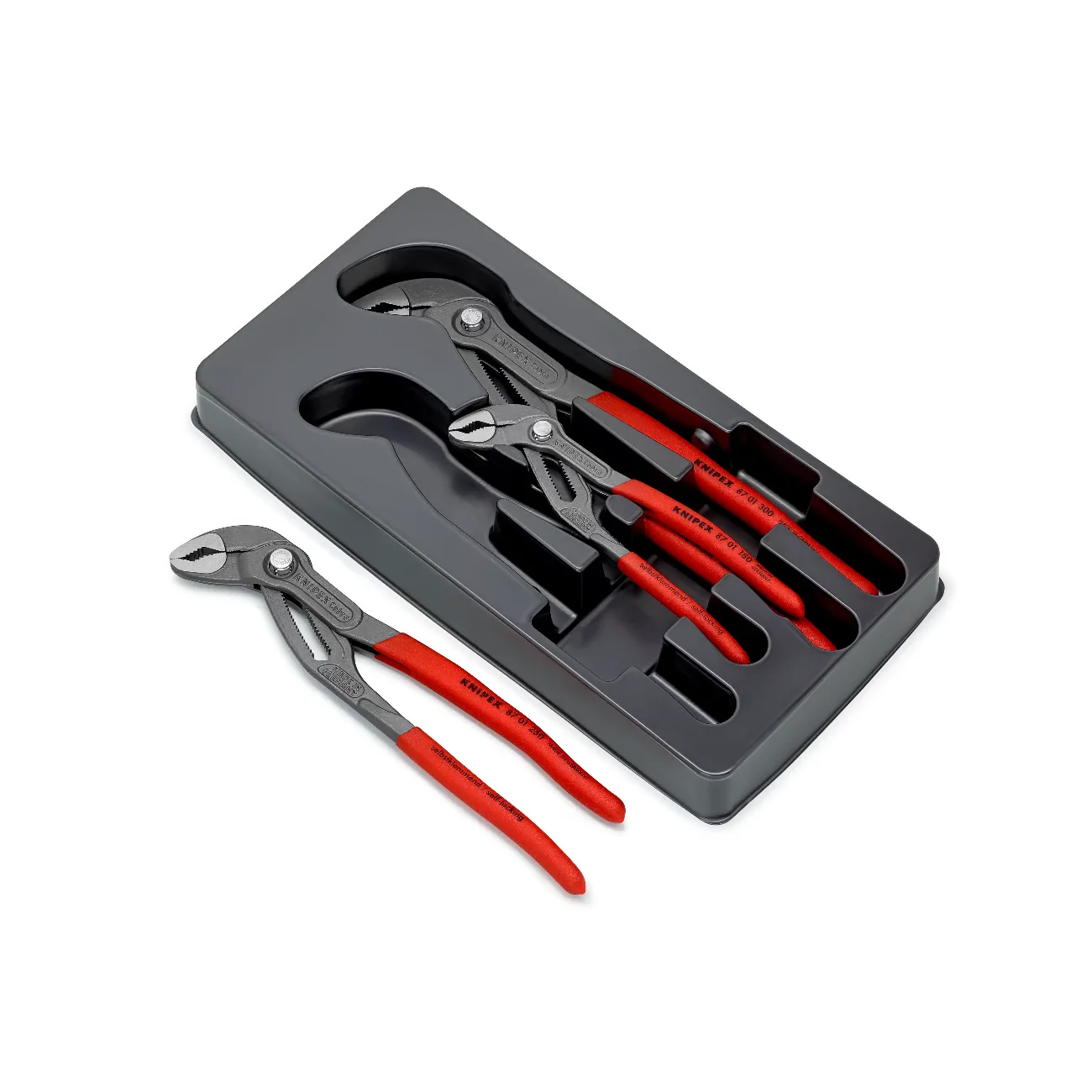 00 20 09 V02 Knipex 3-dijelni set kliješta kombinovana, sječice i papagajke Cobra 00 20 09 V01 (Kopiraj)
