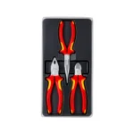 Knipex 3-dijelni set kombinovanih, sječica i spicastih kliješta 00 20 11 (Kopiraj)