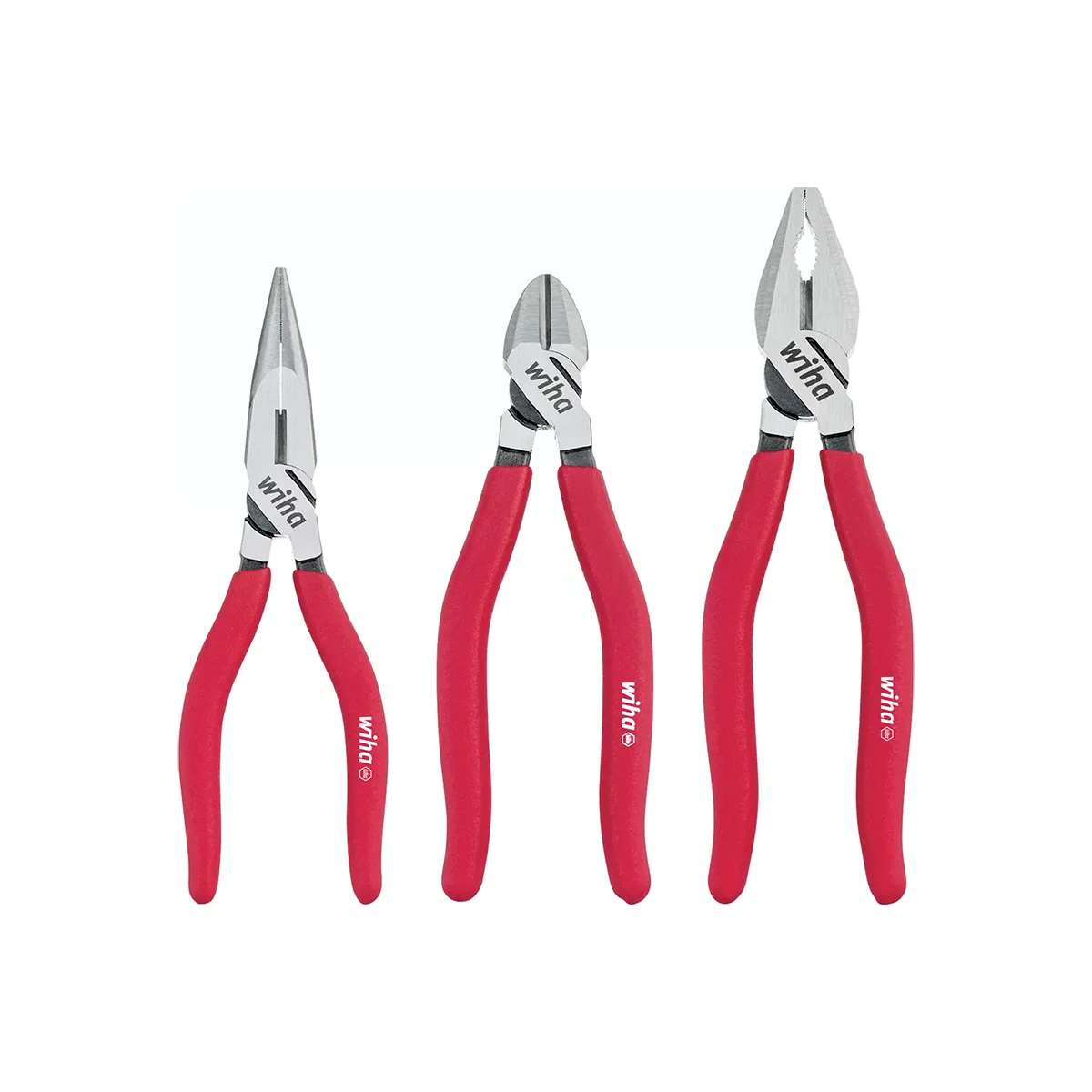 Wiha 3 dijelni set kliješta CLASSIC 26850 Wiha set profesionalnih električarskih kliješta 26852 (Kopiraj)