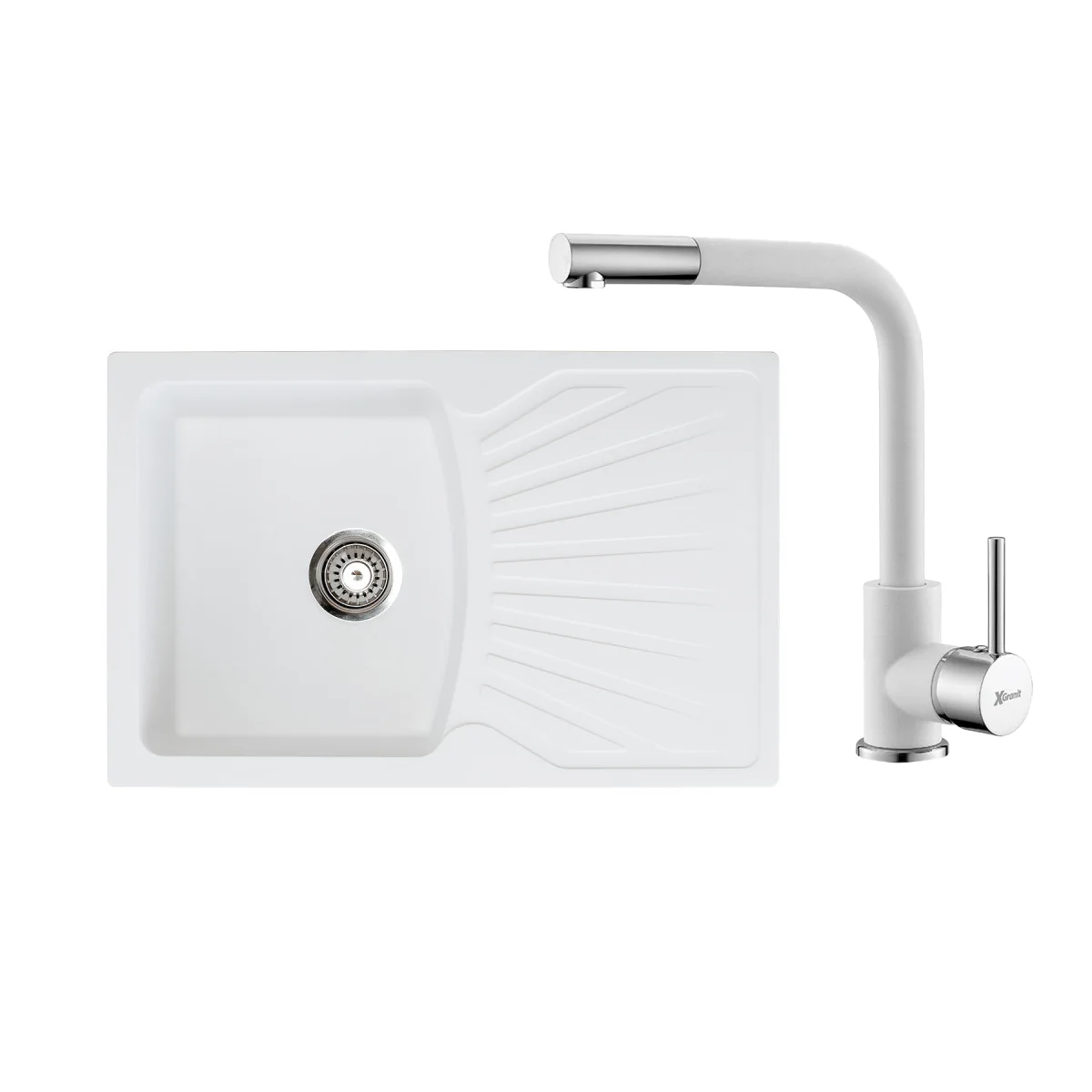 Metalac sudoper xQuadro 60 (Kopiraj) - Siva