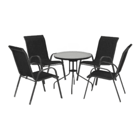 Baštenska garnitura SET 3 sto 60 x 60 x 70 cm i 4 stolice (Kopiraj)