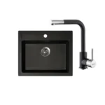 Metalac sudoper xQuadro Plus (Kopiraj) - Crna