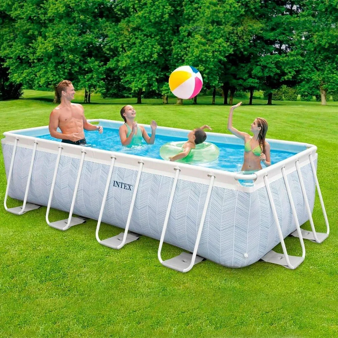 Intex bazen sa metalnom konstrukcijom Prism Frame Clearview Premium 427 x 107 cm - 26722NP (Kopiraj)