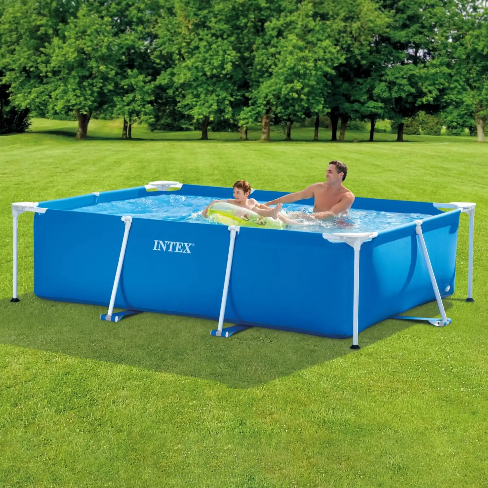 Intex bazen sa metalnom konstrukcijom Rectangular Frame 260 x 160 x 65 cm 28271NP