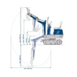 Scheppach mini hidraulični bager EXC815
