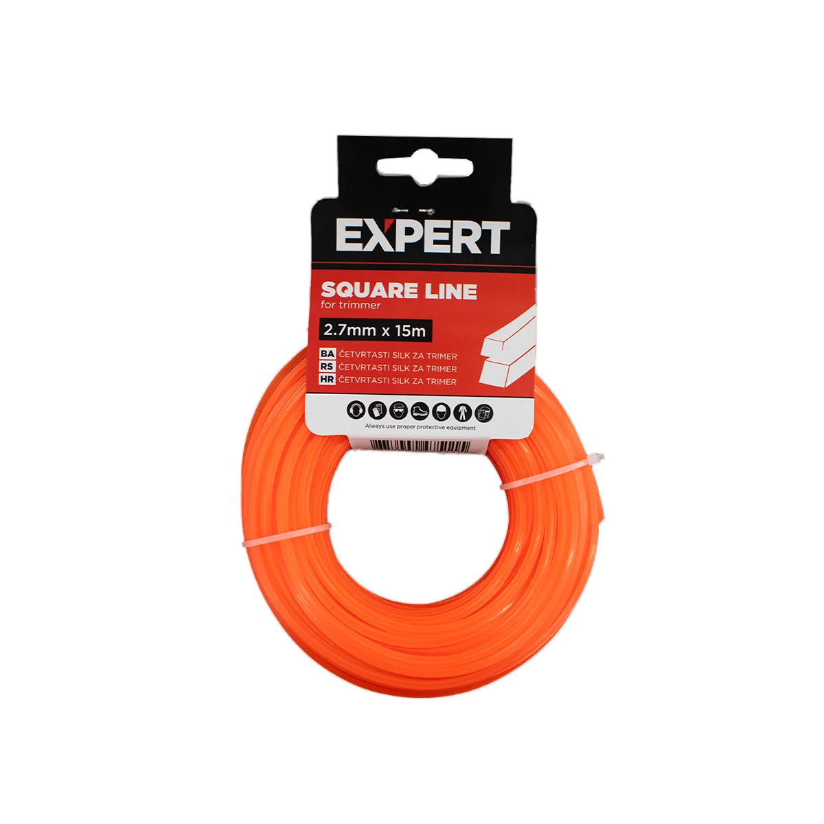 Expert silk za trimer četvrtasta nit 2.7 mm x 15 m Expert silk za trimer četvrtasta nit 2.7 mm x 15 m