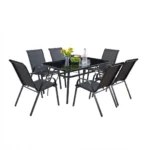 Baštenska garnitura SET 6 sto 80 x 70 cm i 4 stolice