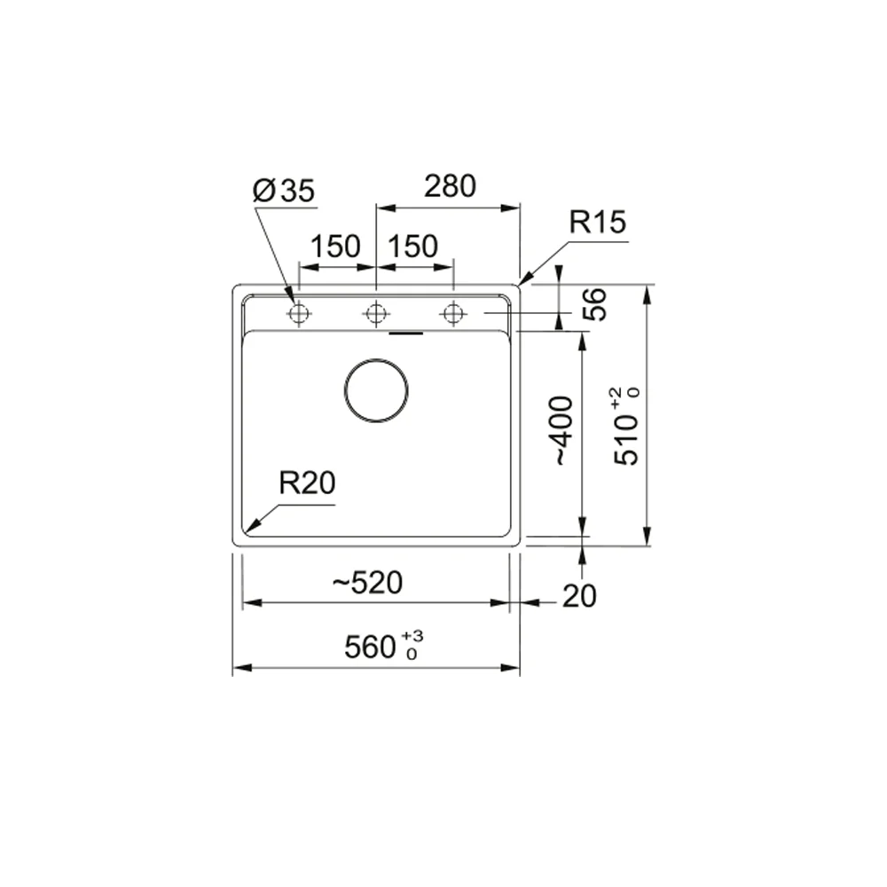 FRANKE sudoper MRG 610-52 TL sa česmom ACTIVE L DOCCIA