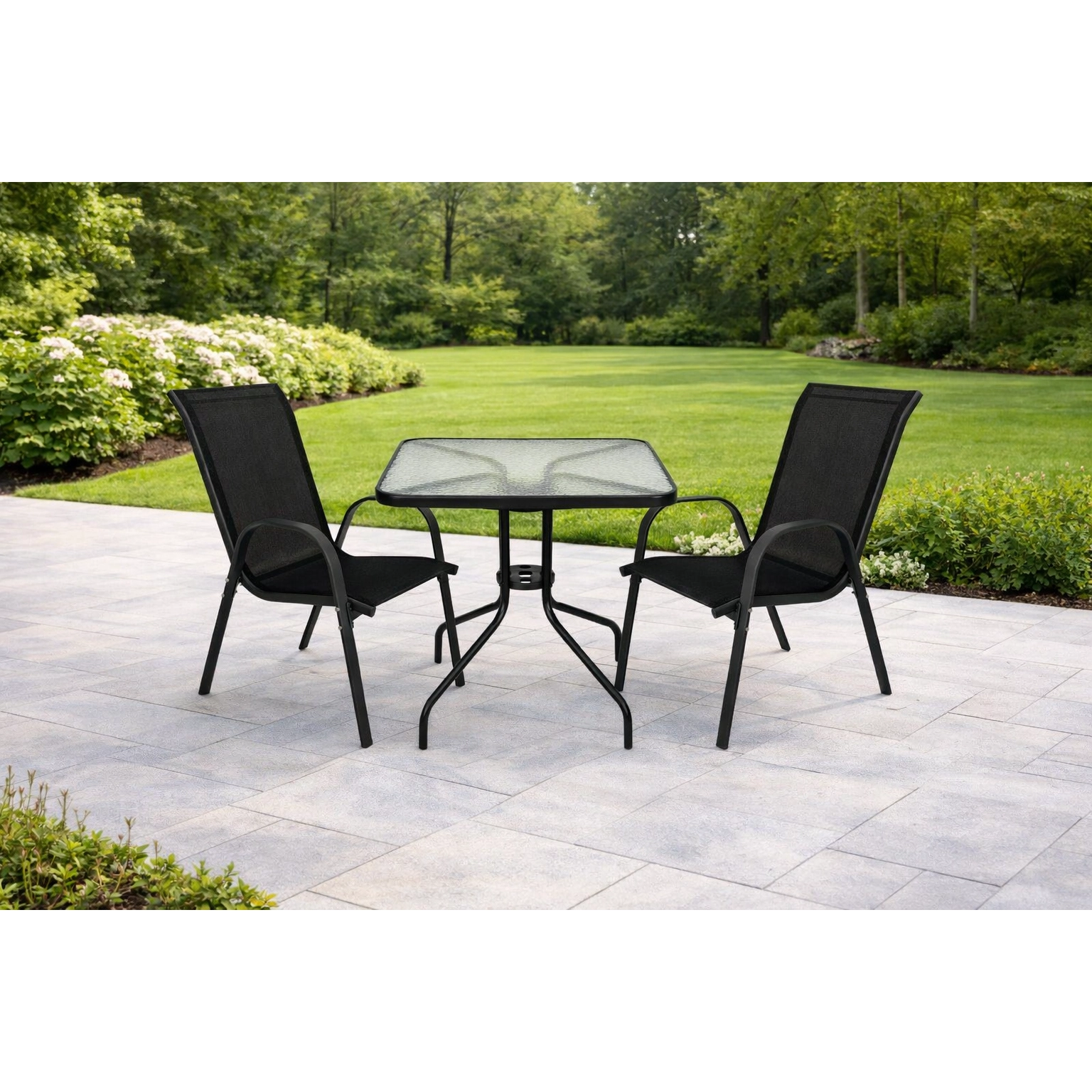 Expert baštenska garnitura SET 8 Valencia sto 60 x 60 x 70 cm i 2 stolice