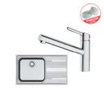 FRANKE inoks sudoper SRX 611-86 LB sa česmom ORBIT DOCCIA