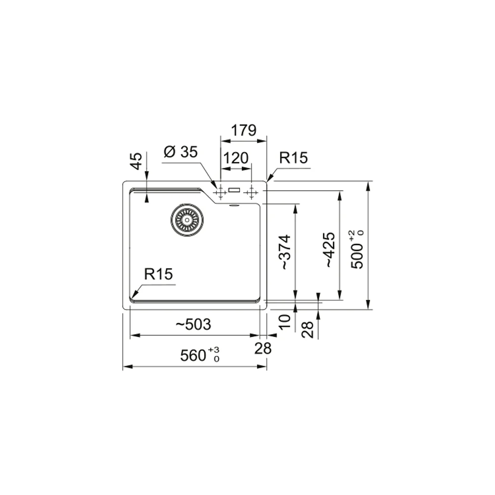FRANKE sudoper MRG 610-52 TL sa česmom ACTIVE PLUS L DOCCIA (Kopiraj)