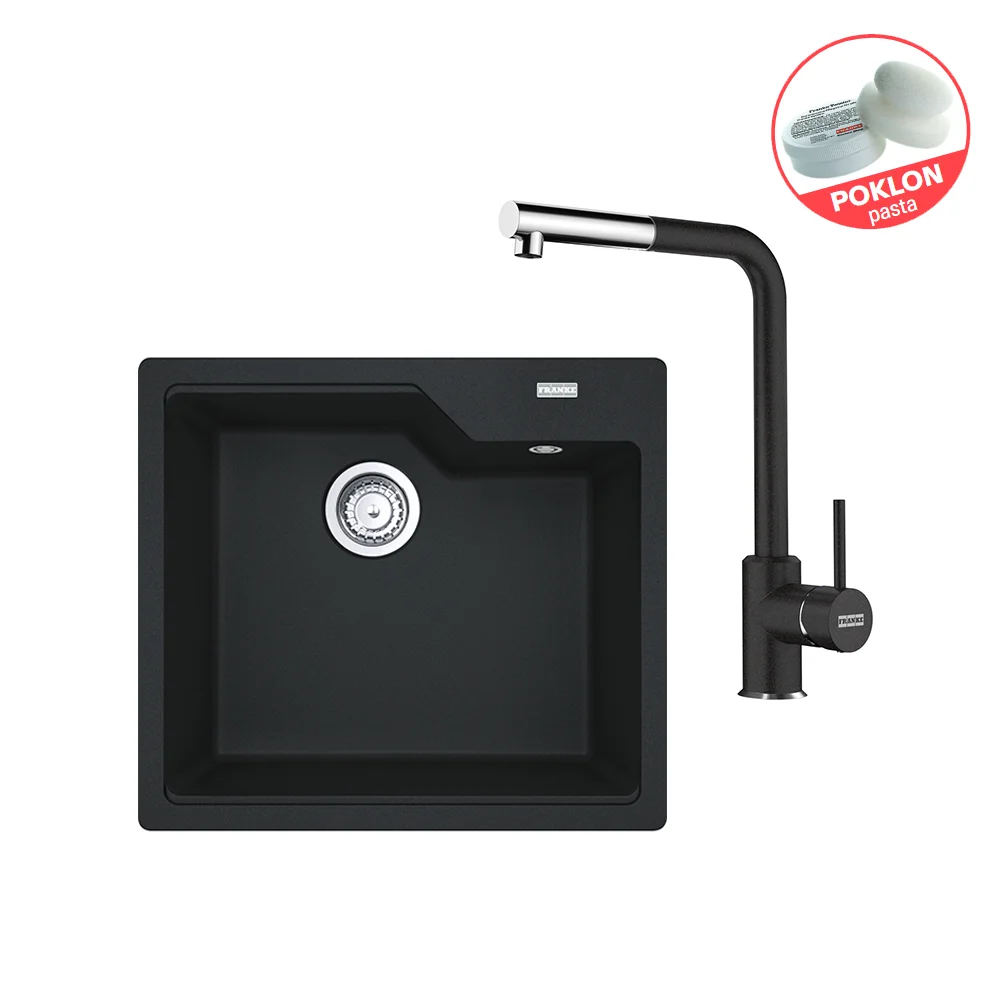 FRANKE sudoper UBG 610 50 sa česmom SIRIUS L DOCCIA FRANKE sudoper MRG 610-52 TL sa česmom ACTIVE PLUS L DOCCIA (Kopiraj)