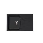 Metalac sudoper xQuadro Plus - Crna