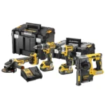 DeWALT set aku bušilica, aku udarni odvijač  i aku brusilica DCK383P2T 18V 2x5Ah BRUSHLESS (Kopiraj)
