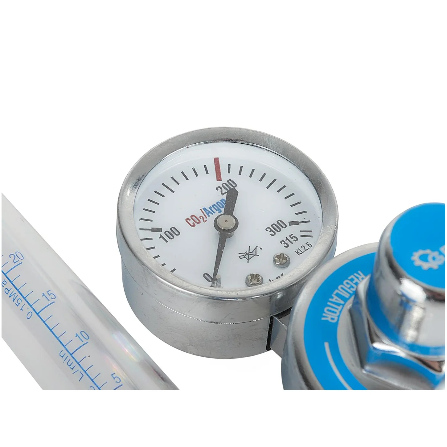 Geko reducir ventil AR/CO2 sa manometrom i rotametrom G80075