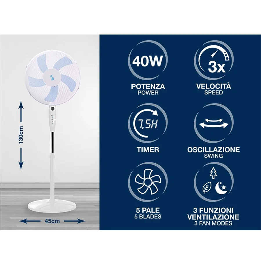 Beper ventilator sa daljinskim P206VEN131