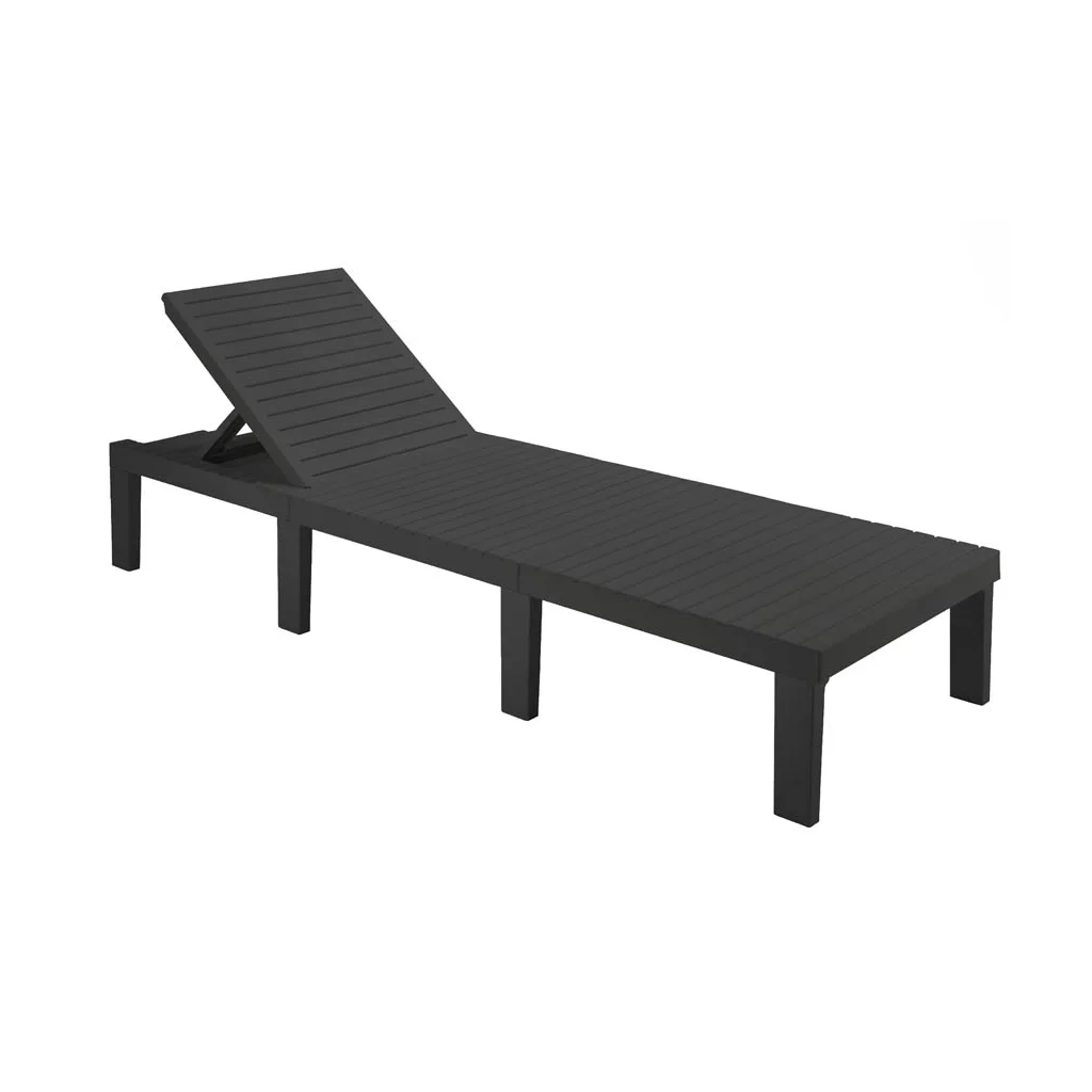 IPAE-Progarden sklopiva ležaljka 72 x 189 x 96 cm SMERALDO (Kopiraj) - Antracit