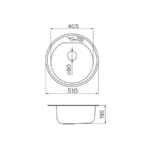 Metalac sudoper xVenera bež E510