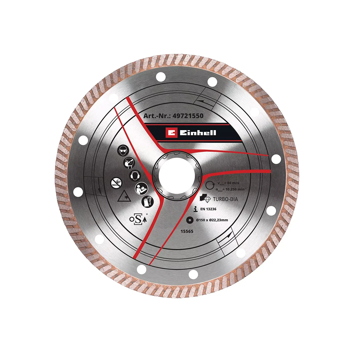 49721550 Einhell dijamantski rezni list za keramiku 180 x 25.4 mm (Kopiraj)