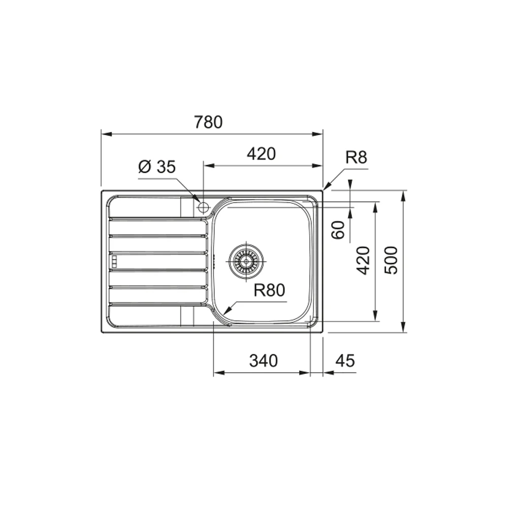 FRANKE inox sudoper BCX 610-51 (Kopiraj)