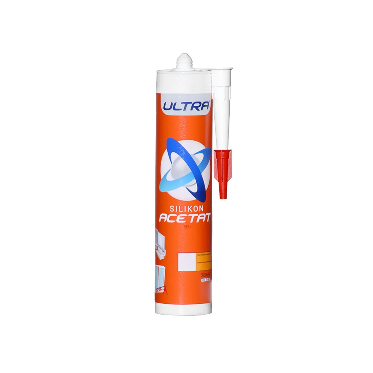Ultra silikon acetat 280 ml Tkk silikon TEKASIL acetat bijeli 280 ml (Kopiraj)